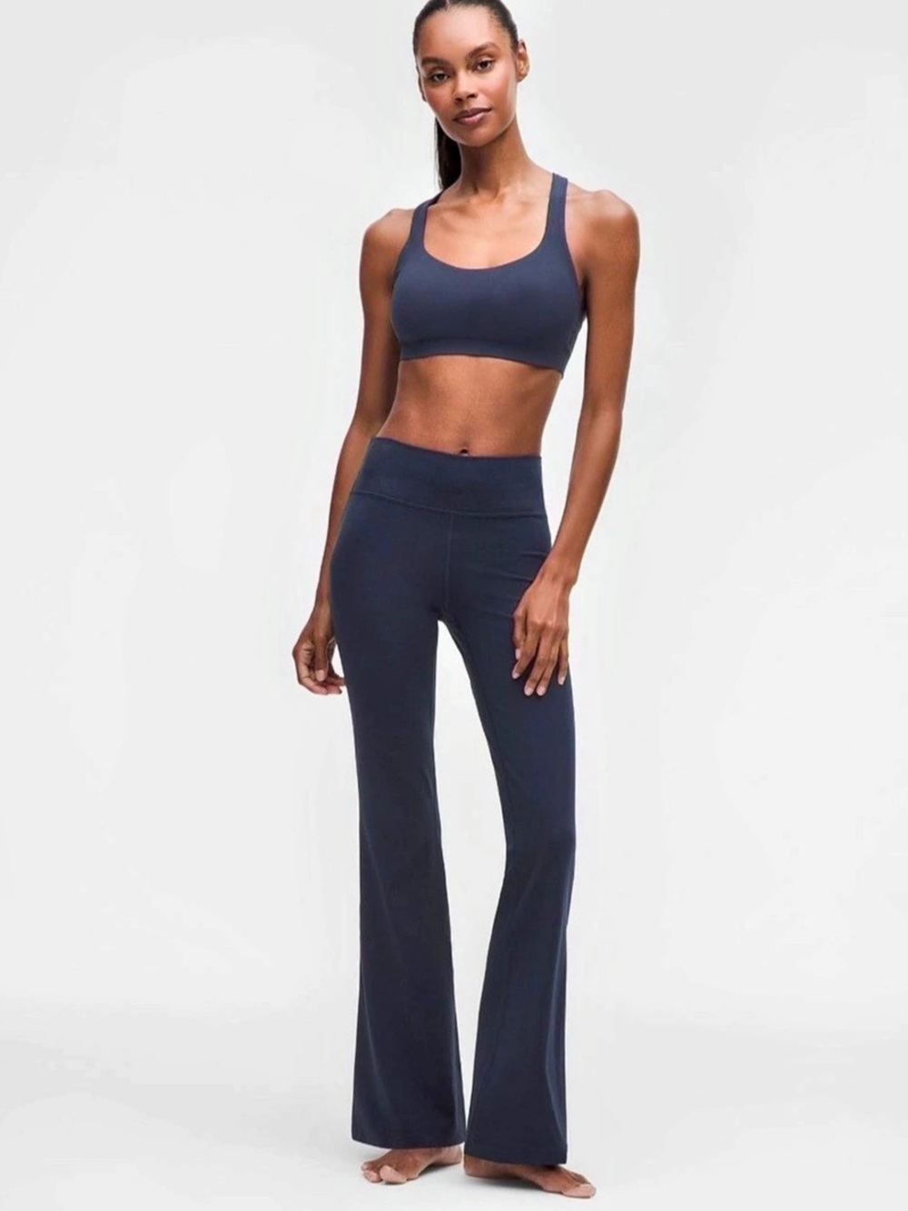 Lululemon Groove Super High-Rise Flared Pant Nulu true navy Size 8